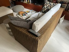 Divano rattan colore usato  Roma