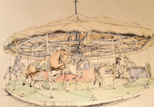 Balboa carousel colored for sale  Grand Terrace