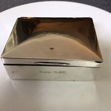 George silver cigarette for sale  BONNYRIGG