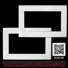 White finger plates for sale  PONTYPOOL