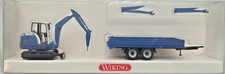 Wiking H0 658 40 36 Mini-Bagger mit Hydrulikhammer auf Tandemtrailer in OVP/2509 comprar usado  Enviando para Brazil