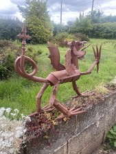 Metal dragon sculpture for sale  LEOMINSTER