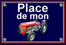 Plaque place tracteur d'occasion  Paris I