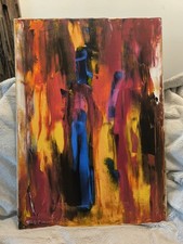 Peinture abstraite acrylique d'occasion  Reims
