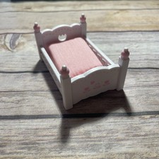 Beliche de solteiro Calico Critters Sylvan Families berço colchão rosa floral flor comprar usado  Enviando para Brazil