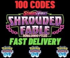 100x Códigos de Fábula Envoltos Booster Pokémon TCG LIVE - PTCGL - ENVIADO RÁPIDO comprar usado  Brasil 