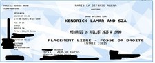 Concert kendrick lamar d'occasion  Chambéry