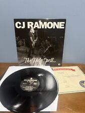 CJ RAMONE The Holy Spell LP álbum de gravação autógrafo assinado por CJ Ramone com certificado de autenticidade, usado comprar usado  Enviando para Brazil