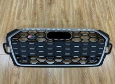 Grelha de para-choque dianteiro favo de mel anel cromado estilo S5 2020-2023 S5 para Audi A5 S5 comprar usado  Enviando para Brazil
