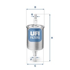Ufi 3151500 filtro usato  Matera