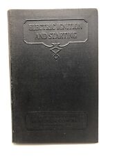 Vintage 1938 Electric Ignition and Starting - International textbook Company segunda mano  Embacar hacia Mexico