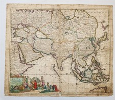 1685 map asia for sale  New Hope