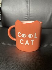 Caneca Oliver Bonas Cool Cat laranja gato muito bom estado colecionável, usado comprar usado  Enviando para Brazil