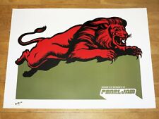 Pôster Pearl Jam - Arnhem / Leão de Antuérpia - Ames Bros. Mega raro em perfeito estado, usado comprar usado  Enviando para Brazil