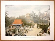 CIMETIÈRE KURODANI À KIOTO AU JAPON - Photochromie fin 19ème Gravure - Kyoto segunda mano  Embacar hacia Argentina