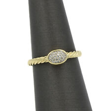 yellow ring diamond pave for sale  Saint Louis