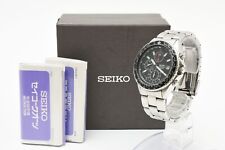 ▶️ [Exc+5 /Caixa] SEIKO 7T92-0CF0 Relógio Masculino Cronógrafo Flightmaster Preto JAPÃO comprar usado  Enviando para Brazil