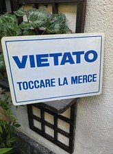 Insegna plastificata vietato usato  Vigevano