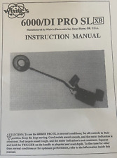 DETECTOR DE METALES BLANCO 6000/DI PRO SL XB INSTRUCCIONES MANUAL ENVÍO AL DÍA SIGUIENTE segunda mano  Embacar hacia Argentina