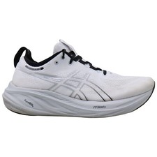 Tênis de corrida Asics Gel-Nimbus 26 amortecimento atlético branco cinza masculino tamanho 10.5 comprar usado  Enviando para Brazil