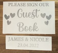 Personalised guest book for sale  BURY ST. EDMUNDS
