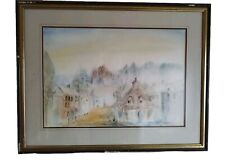 Framed watercolour john for sale  BUXTON