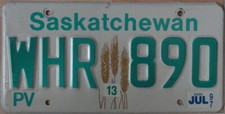 1997 saskatchewan license for sale  Huntersville