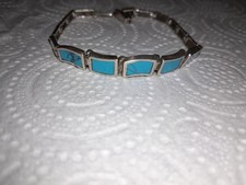 Bracelet vintage turquoise d'occasion  Saint-Pierre-d'Irube