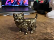 Brass cat figure for sale  WISBECH