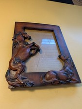 Quadro de imagem cavalo de criação western equestre resina 3D 2 cavalos madeira sintética 8x6 comprar usado Quadro de imagem cavalo de criação western equestre resina 3D 2 cavalos madeira sintética 8x6 comprar usado  Enviando para Brazil