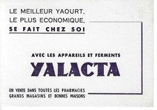 Antique yalacta advertising d'occasion  Expédié en Belgium