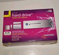 Disco rígido externo Acomdata E5 80GB USB 2.0, caixa aberta novo, nunca usado! comprar usado  Enviando para Brazil