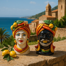 Ceramica artigianale caltagiro usato  Augusta