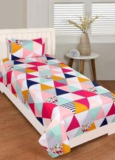 Lençóis de cama de solteiro de tecido macio de algodão tamanho completo com código de capa de travesseiro 247 comprar usado  Enviando para Brazil