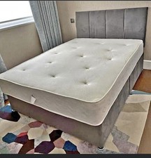 Cream double bed for sale  ILFORD