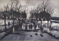 Grande dipinto olio usato  Napoli