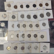 Usado, Lote de moedas tipo EUA LG. 32 moedas. Águia voadora, moeda de dez centavos sentada, escudo comprar usado  Enviando para Brazil