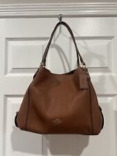Coach brown pebbled for sale  Denver