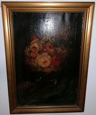 Altes blumenstillleben vase gebraucht kaufen  Waghäusel