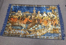 Tapete tapeçaria vintage de veludo colonial masculino e feminino dança 39”x60” feito na Itália comprar usado  Enviando para Brazil