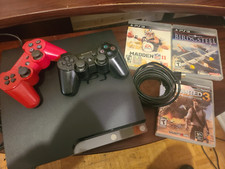 Pacote de console PlayStation 3 Slim 250GB (CECH-2001B) com controle + 3 jogos comprar usado  Enviando para Brazil