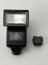 Flash eletrônico SUNPAK automático 2000DZ com adaptador de sincronização Hot Shoe para PC comprar usado Flash eletrônico SUNPAK automático 2000DZ com adaptador de sincronização Hot Shoe para PC comprar usado  Enviando para Brazil