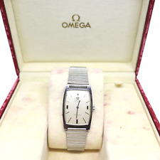 Reloj OMEGA De Ville Automático Hombre Plateado Vintage Rectángulo 25mm Hecho en Suiza Caja segunda mano  Embacar hacia Argentina