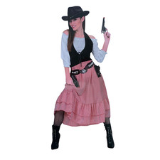 Kostüm western belle gebraucht kaufen  Sögel