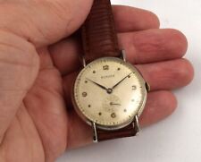 RELÓGIO VINTAGE ROAMER 37 MM CORDA MANUAL SEGUNDOS ÀS 6 HORAS FUNCIONANDO SUÍÇO, usado comprar usado  Enviando para Brazil