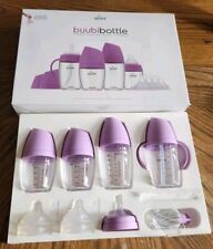 Conjunto de paquete de alimentación con biberón híbrido BuubiBottle de Quark Purple segunda mano  Embacar hacia Mexico
