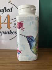 Hummingbird decoupage jar for sale  NEWBIGGIN-BY-THE-SEA