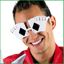Occhiali poker bianchi usato  Rimini