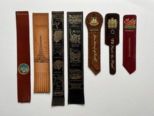 Vintage leather bookmarks for sale  FARNHAM