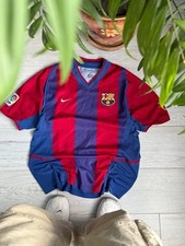 Camiseta de futebol Barcelona Nike 2002/2003 Home Kit futebol média, usado comprar usado  Enviando para Brazil